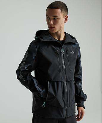 Monterrain Density Light Jacket in Jet Black