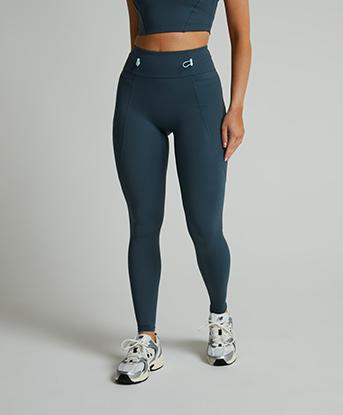 Monterrain Womens Prosper Legging in Dark Slate / Spun Sugar