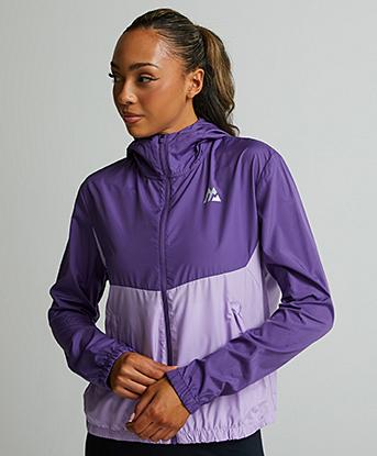 Montirex Womens Storm Windbreaker Jacket in Parma / Palazzo