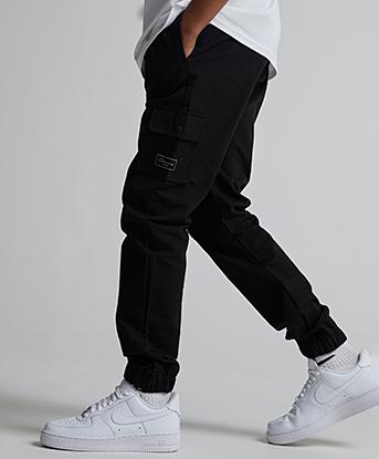 Closure London Junior Ripstop Cargo Pant in Black