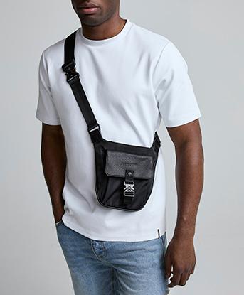 Alessandro Zavetti Dolcetti Shoulder Bag in Jet Black