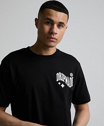 Dripmade Liquid 3.0 T-Shirt in Jet Black