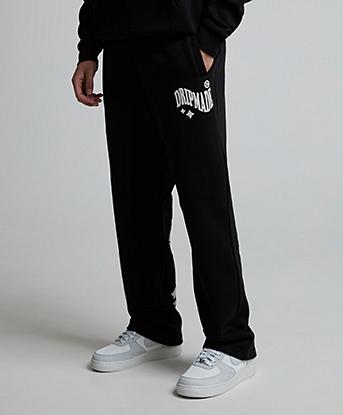 Dripmade Liquid 3.0 Open Hem Jogger in Jet Black