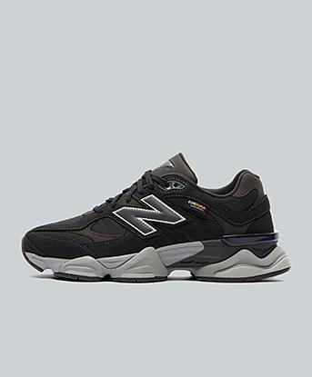 New Balance 9060 Cordura Trainer in Black / Grey / Black