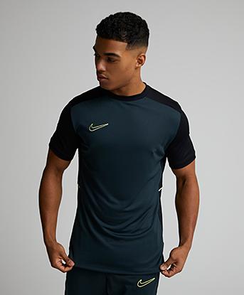 Nike Academy 25 T-Shirt in Seaweed / Limelight