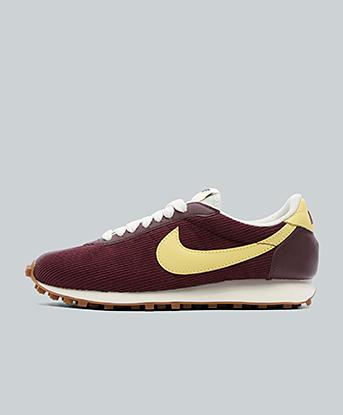 Nike Womens LD1000 Trainer in Burgundy Crush / Soft Yellow