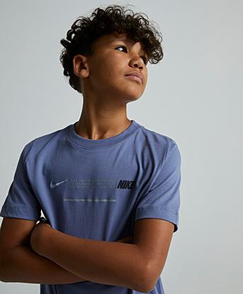Nike Junior Club Energy T-Shirt in World Indigo