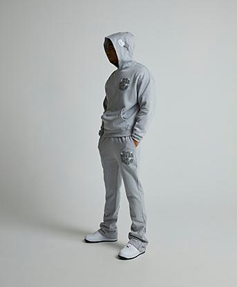 Lorenzo World Is Yours Jogger 2.0 in Grey Marl