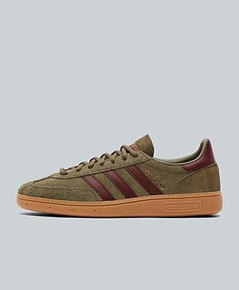 adidas Originals Handball Spezial Trainer in Focus Olive / Fox Brown / Gum