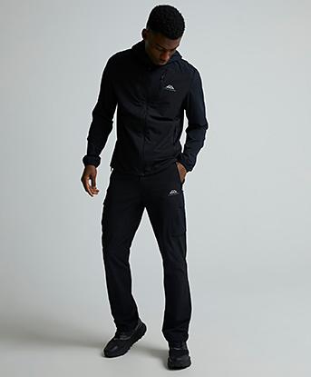 Trailberg Faltenjura 2.0 Pant in Carbon Black / Deep Ocean