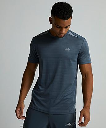 Trailberg Cloud T-Shirt in Storm Grey / Cloud Haze