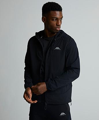 Trailberg Faltenjura 2.0 Hoodie  in Carbon Black / Deep Ocean