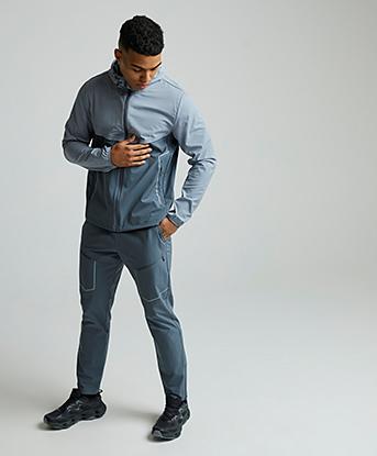 Trailberg Zion Pant  in Storm Grey / Cloud Haze