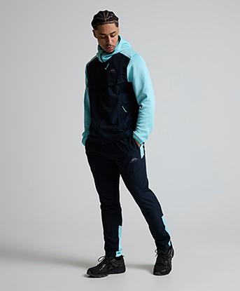Trailberg Rapid Dash 2.0 Pant in Deep Ocean / Cyan Wave