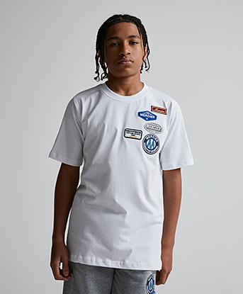Mercier Junior OG Badge T-Shirt in White