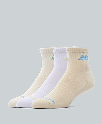 New Balance 3 Pack Everyday Seasonal Ankle Sock in Assorted