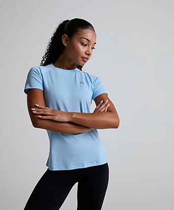 Montirex Womens Breathe T-Shirt in Blissful Blue