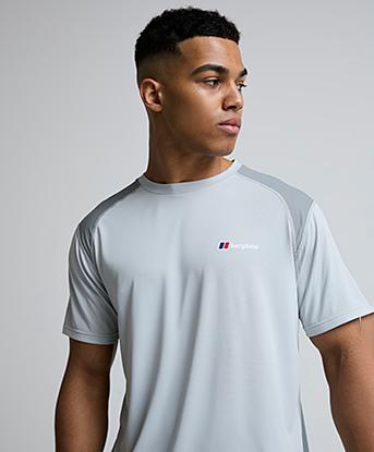 Berghaus Wayside 3.0 Tech T-Shirt in Dolomite / Garbo Grey