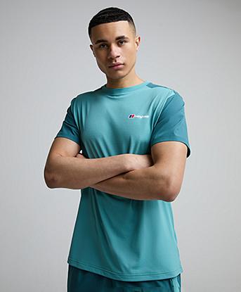 Berghaus AltTech T-Shirt in Calgary Blue / Northern Storm