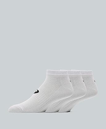 Asics 3 Pack Ankle Sock in White