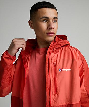 Berghaus Elterdale Lightweight Jacket in Apricot Spice / Sun Burst