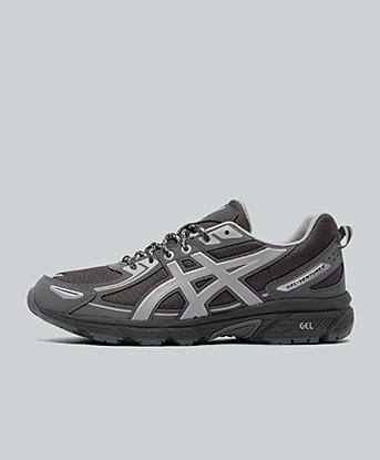 Asics Gel-Venture 6 Trainer in Obsidian Grey / Black / Cement Grey