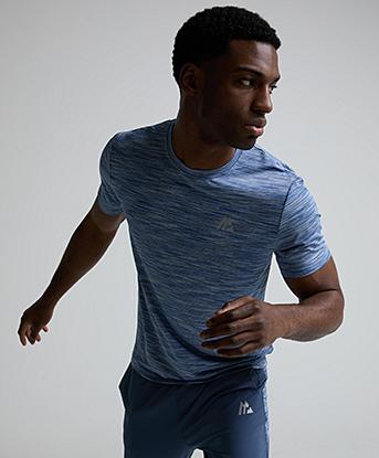 Montirex Trail 2.0 T-Shirt in Charcoal Blue / Cloudy Blue / Summer Mist