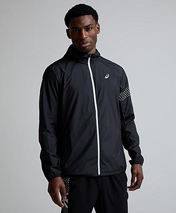 Asics Icon Jacket in Performance Black