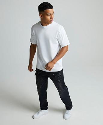 Alessandro Zavetti Apollo 006 Relaxed Slim Jean in Black Wash