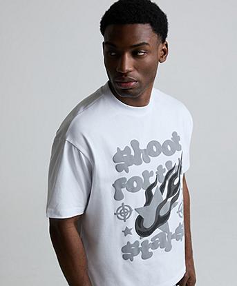 Lorenzo Target T-Shirt in White