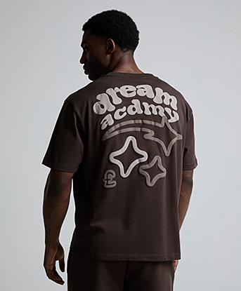 Lorenzo Dream Academy T-Shirt in Woodland Brown