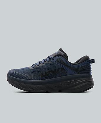 Hoka Bondi 7 Trainer in Varsity Navy / Black