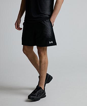 Under Armour  UA Tech Play Short in Black / White
