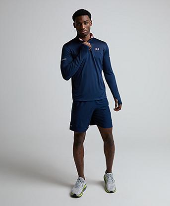 Under Armour  UA Tech Utility Quarter Zip in Academy / Posh Pink