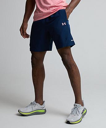 Under Armour Tech Utility Woven Short in Academy / Posh Pink