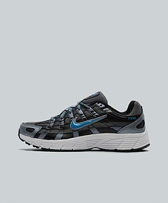 Nike Junior P-6000 Trainer in Smoke Grey / Dutch Blue / Black