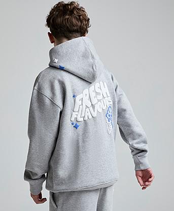 Fresh Couture Junior Fresh Flavours Hoodie  in Grey / Blue Ice Cream