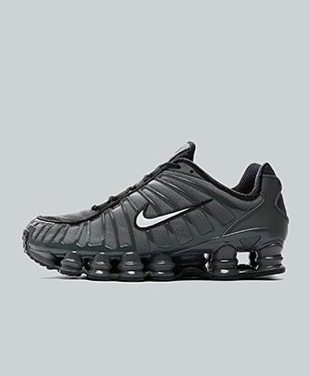 Nike Shox TL Trainer in Iron Grey / White / Black