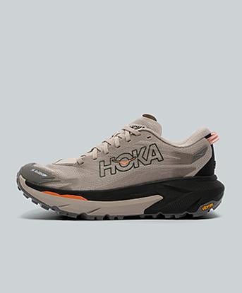 Hoka Mafate 5 Trainer in Cement / Black