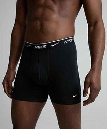 Nike 5 Pack Cotton Boxer Brief  in Black