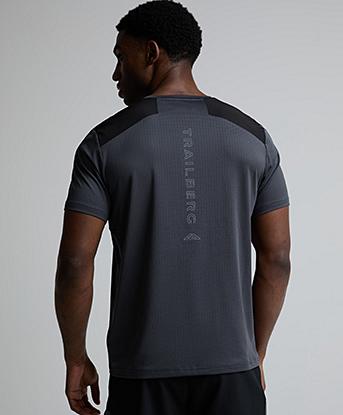 Trailberg Rapid Dash 2.0 T-Shirt in Volcano Grey / Black