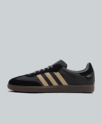 adidas Originals Samba OG CORDURA Trainer in Utility Black / Stone Khaki / Black