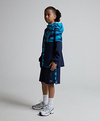 Trailberg Junior Dimension Windbreaker in Navy Blue / Mystic Ocean