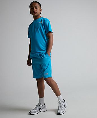 The North Face Junior 24/7 Short in Meridian Blue