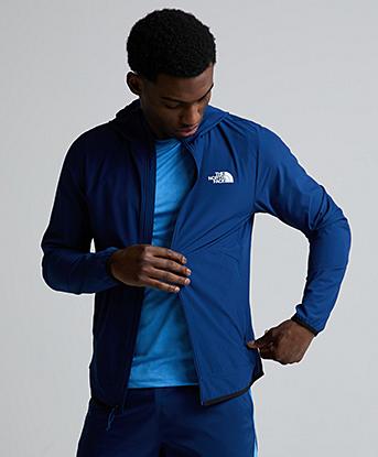The North Face 24/7 Woven Hoodie in Estate Blue