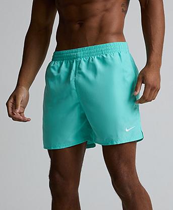 Nike Swim 5 Inch Basic Volley Short in Bleached Turquoise