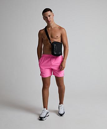 Nike Swim 5 Inch Basic Volley Short in Pink Glow