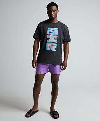 Nike Swim 5 Inch Basic Volley Short in Bright Violet