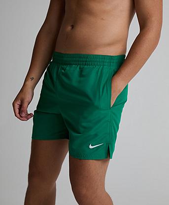 Nike Swim 5 Inch Basic Volley Short in Malachite Green
