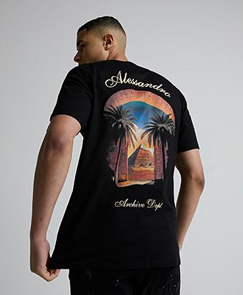 Alessandro Zavetti Granalli T-Shirt in Black